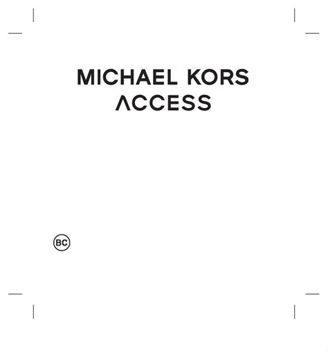 Mode d’emploi Michael Kors MKT5136 Access 